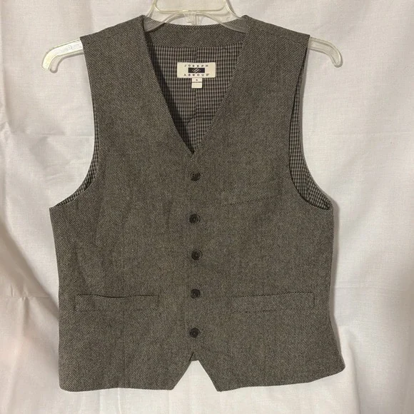 Lot Of 3 Joseph AbboudVests Linen Blend Wool Blend Merino Wool Sweater SMALL